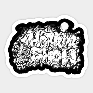 The Horror Show Channel Crew Throwback Sticker